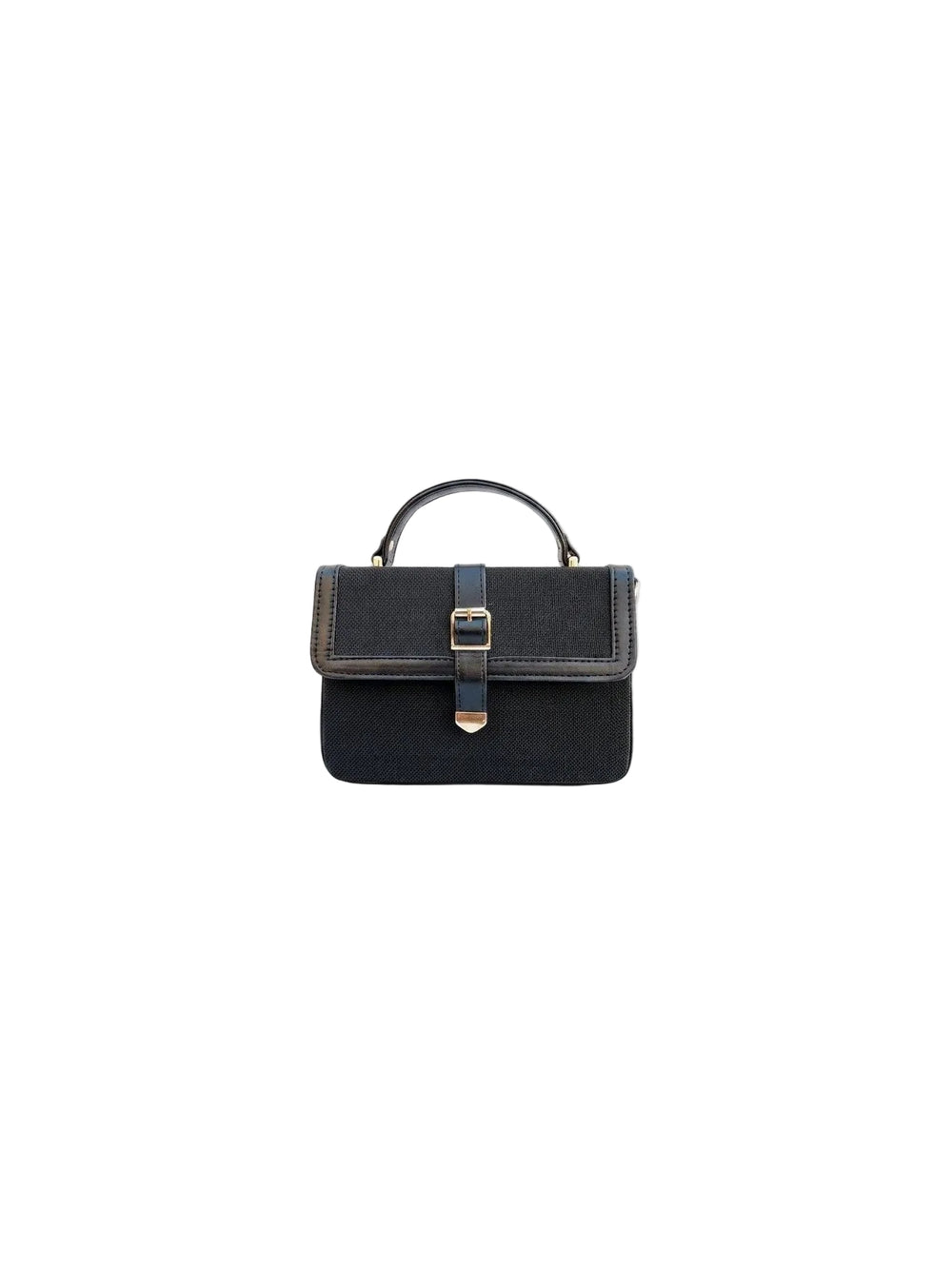 CASSEL Classic Structured Top-Handle Bag – Black