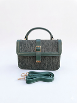 CASSEL Classic Structured Top-Handle Bag – Green view 5