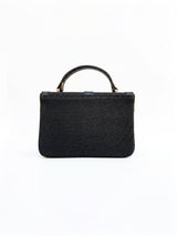 CASSEL Classic Structured Top-Handle Bag – Black view 3