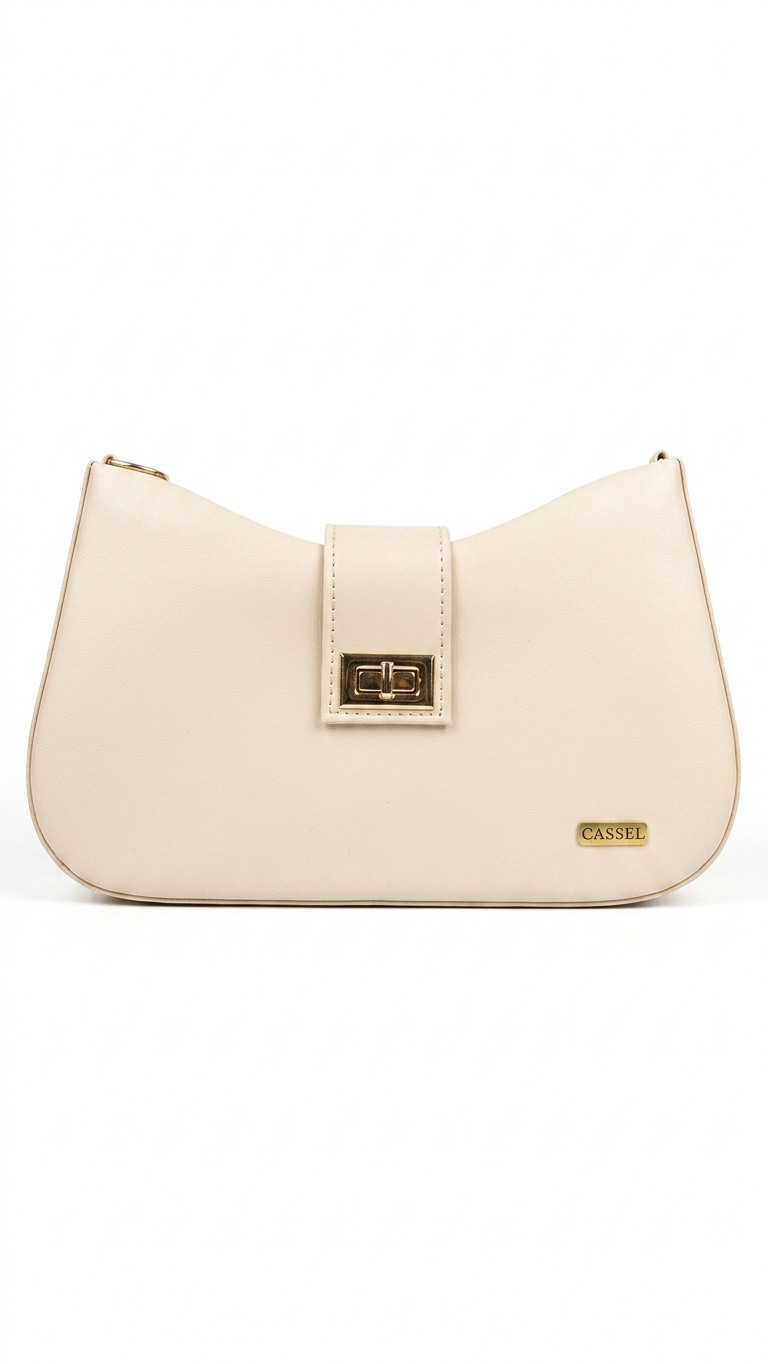 THE STELLA SHOULDER BAG — BEIGE