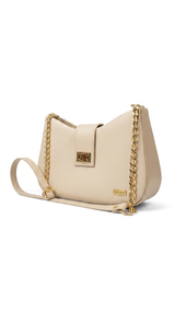 The Stella Shoulder Bag – Beige view 3