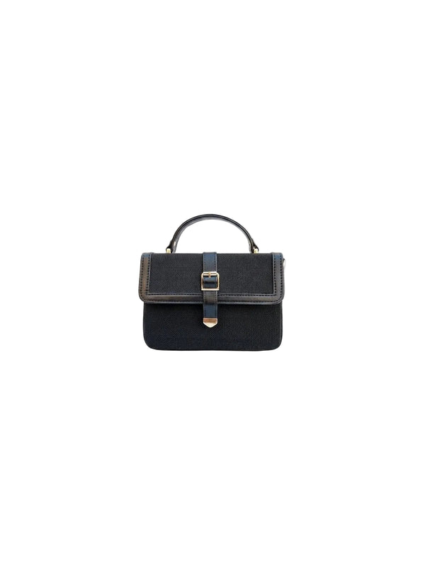 CASSEL Classic Structured Top-Handle Bag – Black