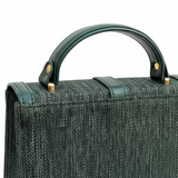 CASSEL Classic Structured Top-Handle Bag – Green view 7