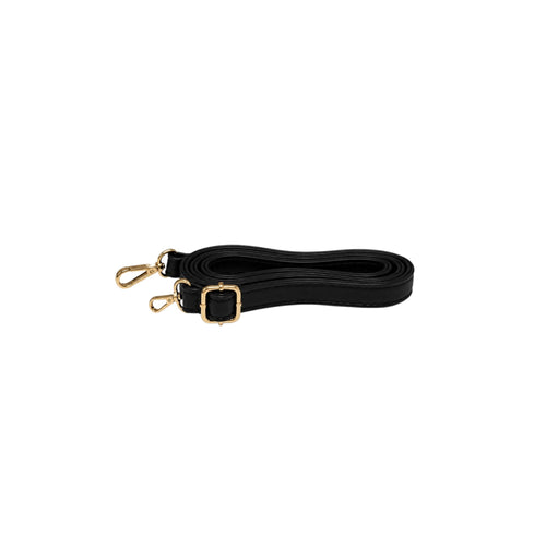 CASSEL'S CLASSIC STRUCTURED TOP HANDLE BAG — BLACK