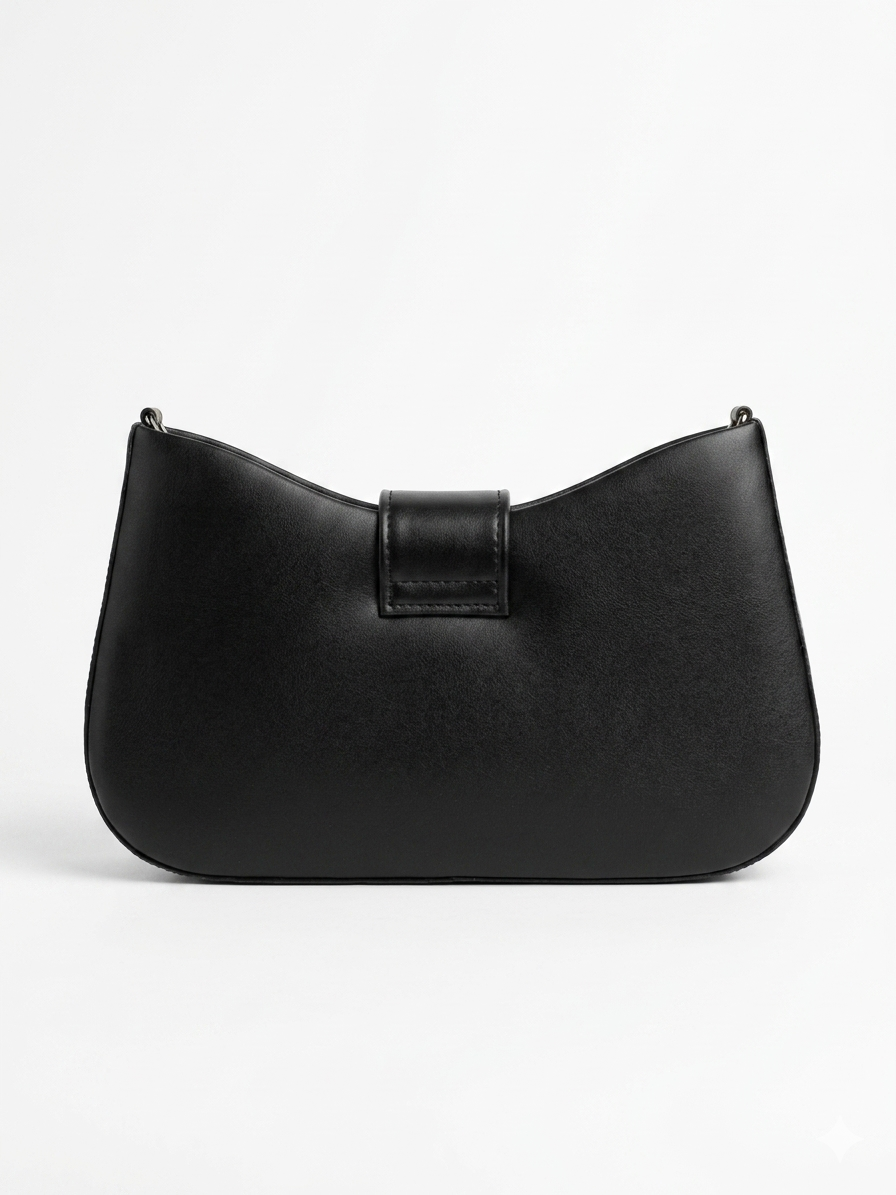 THE STELLA SHOULDER BAG — BLACK