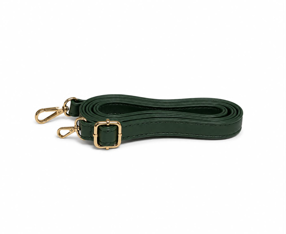 CASSEL'S CLASSIC STRUCTURED TOP HANDLE BAG — GREEN