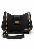 THE STELLA SHOULDER BAG — BLACK